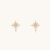 Boucles d'oreilles à tige en diamant Northern Star