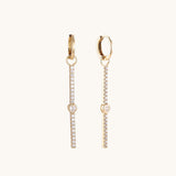 Boucles d'oreilles stylo cœur éblouissantes