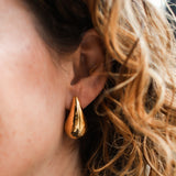 Boucles d'oreilles Bieber en or