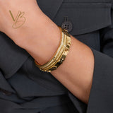 Bijoux Bangle Aurélie plaqué or 14 carats