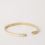 Amour Bangle Ecru 14K goud verguld