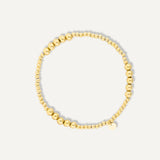 Goldenes Auge 10 mm Armband