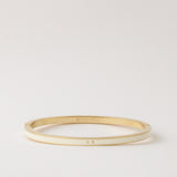 Amour Bangle Ecru 14K goud verguld
