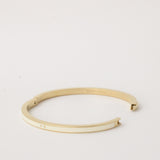 Amour Bangle Ecru 14K goud verguld