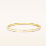 Amour Bangle Ecru 14K goud verguld