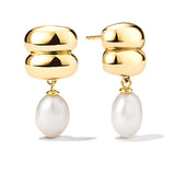 Boucles d'oreilles créoles pailletées Faye
