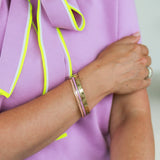 Amour Bangle Lavendel 14K goud verguld