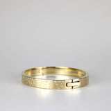Bracelet Lénny Léopard plaqué or 14 carats