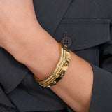 Bracelet Amour Sable du Sahara plaqué or 14 carats