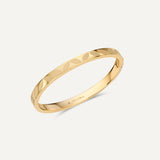 Olivenarmreif 14K vergoldet