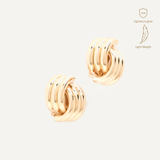 Die Knot Statement-Ohrringe 