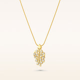 Set Oak ketting met Knot oorbellen