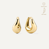 Boucles d'oreilles créoles pailletées Faye