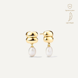 Boucles d'oreilles créoles pailletées Faye