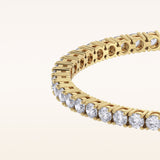 Exclusief Tennisarmband Design – 14K verguld goud 3 of 4 mm breed