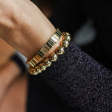Bracelet Oeil d'Or 10 mm