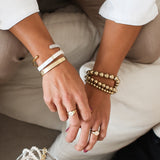 Bracelet Oeil d'Or 7 mm