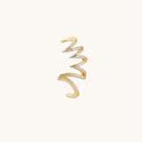 Boucle d'oreille en zigzag