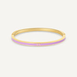 Amour Armreif Lavendel 14K vergoldet