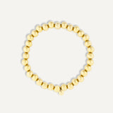 Goldenes Auge 10 mm Armband