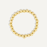 Goldenes Auge 10 mm Armband