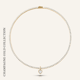 De Roxy | Hanger Hart– Champagne Goud